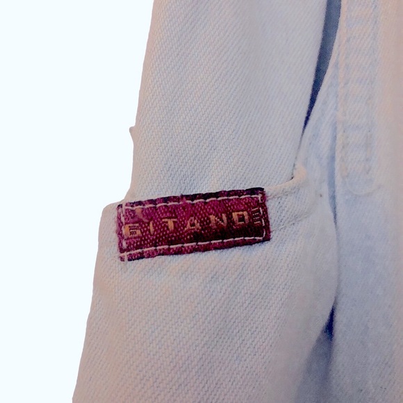 VTG Gitano jeans paper bag high waist straight leg front pockets 90’s Rare Find - Picture 5 of 12